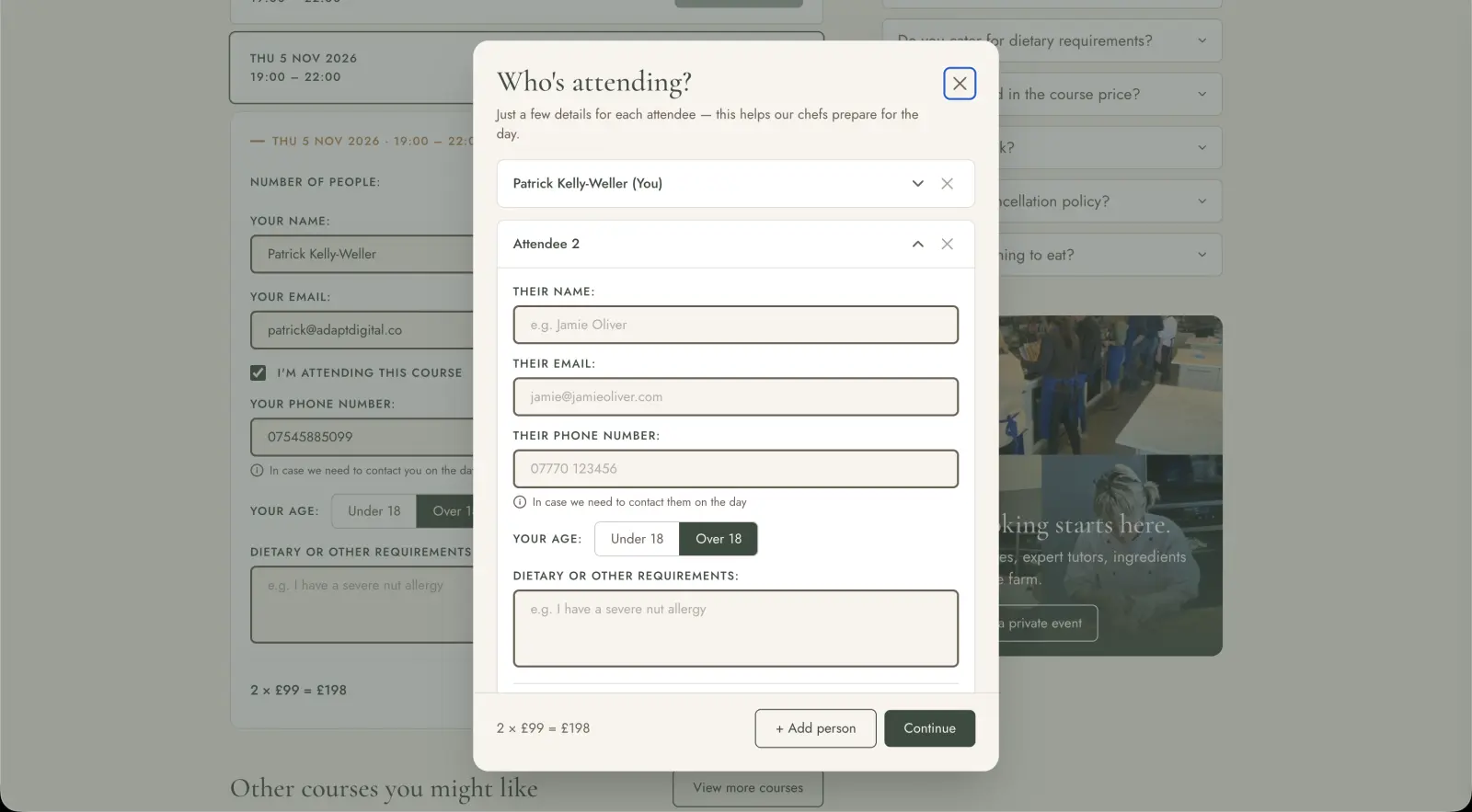 Screenshot of Newlyns Farmshop